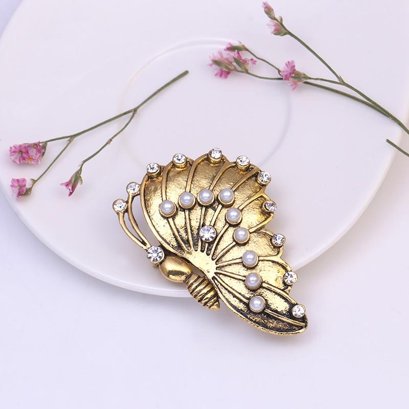 Broche Steampunk - Papillon Rétro