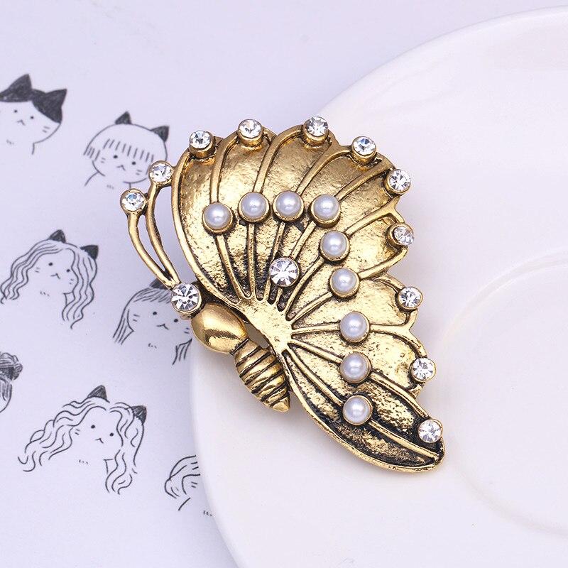 Broche Steampunk - Papillon Rétro