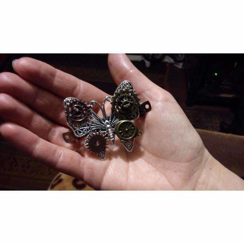 Broche Steampunk - Papillon