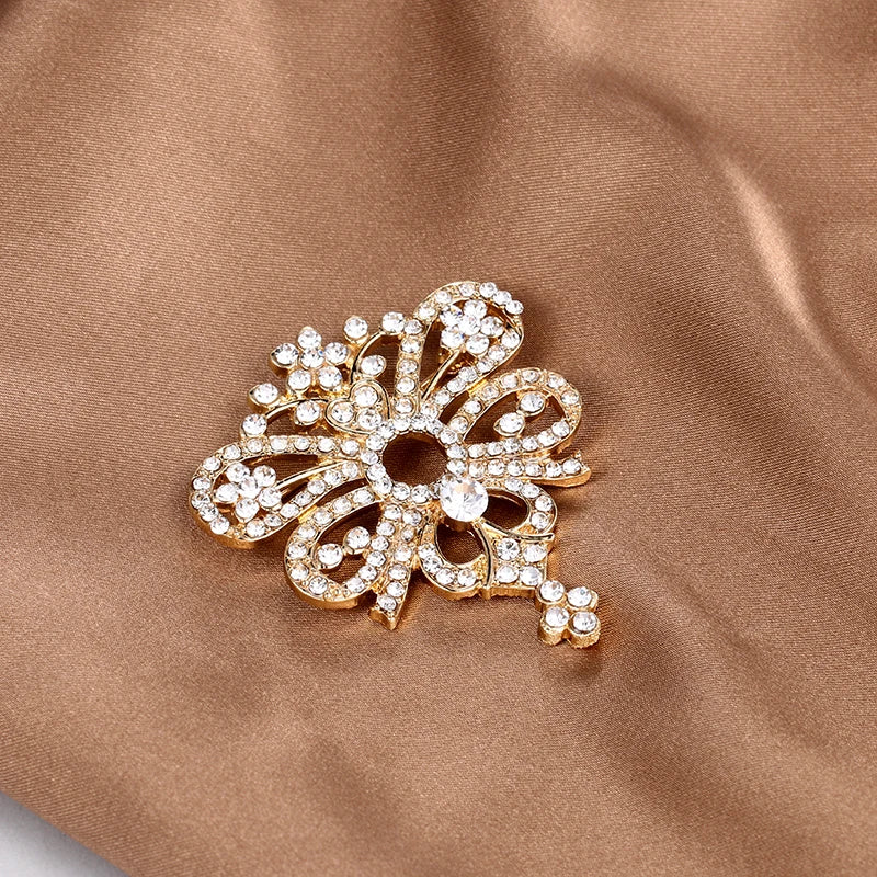 Broche Strass Vintage-Passion Steampunk