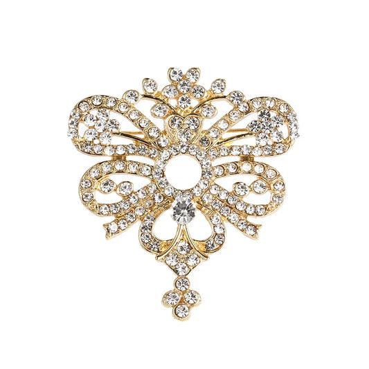 Broche Strass Vintage-Passion Steampunk