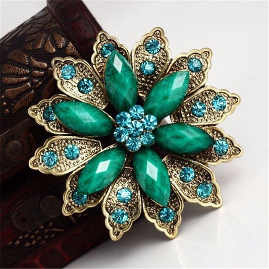 Broche Vintage - Fleur Steampunk-Passion Steampunk