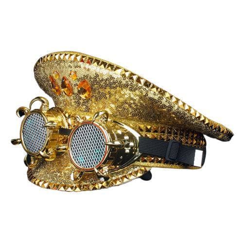 Casquette Steampunk - Golden Police-Passion Steampunk