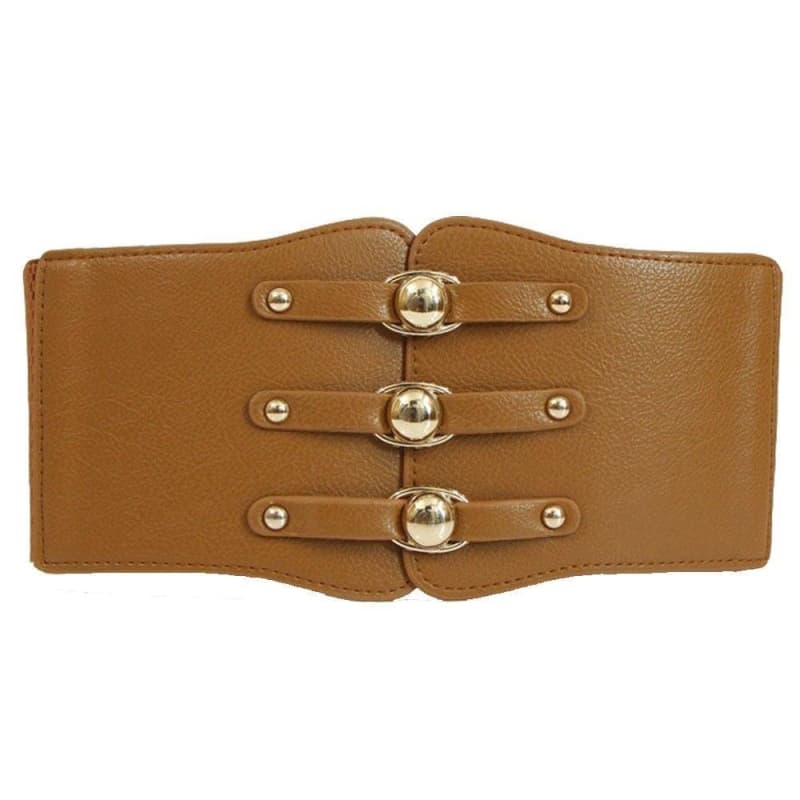 Ceinture Large Élastique - Femme Rétro