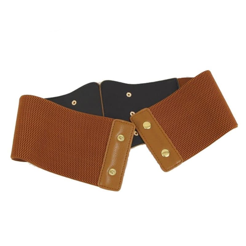 Ceinture Large Élastique - Femme Rétro