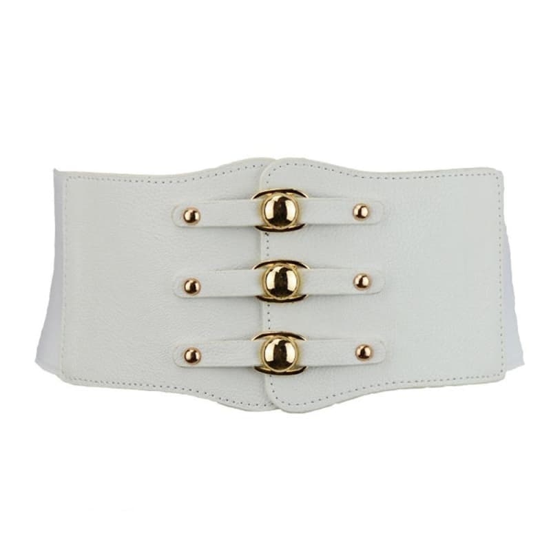 Ceinture Large Élastique - Femme Rétro