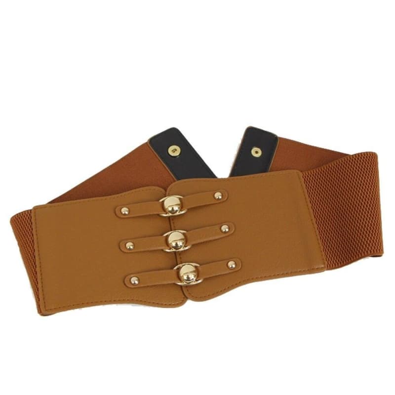 Ceinture Large Élastique - Femme Rétro