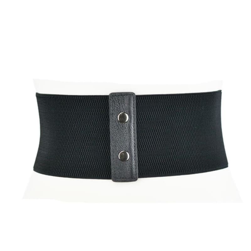 Ceinture Large Élastique - Femme Rétro