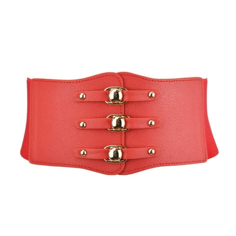 Ceinture Large Élastique - Femme Rétro