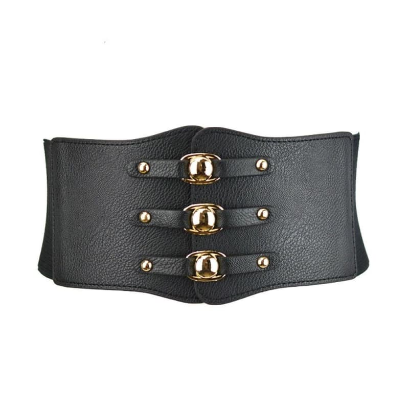 Ceinture Large Élastique - Femme Rétro