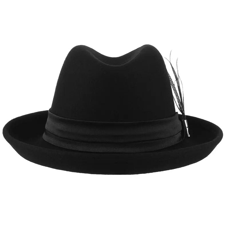 Chapeau Fedora Noir Femme-Passion Steampunk