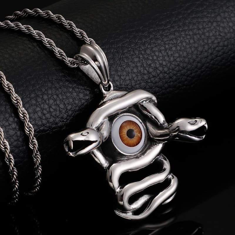 Collier Steampunk – Mauvais Oeil