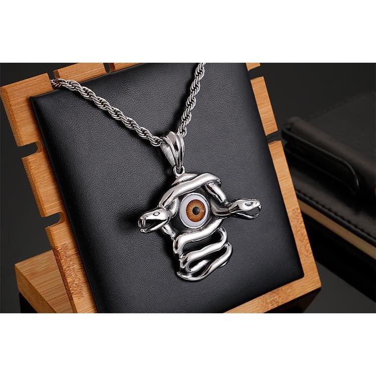 Collier Steampunk – Mauvais Oeil