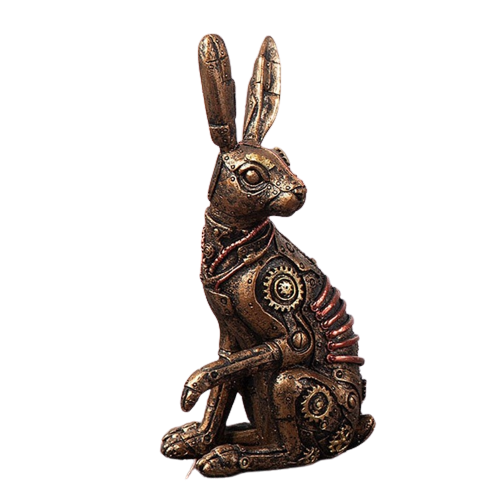 Décoration Steampunk - Lapin Mécanique-Passion Steampunk
