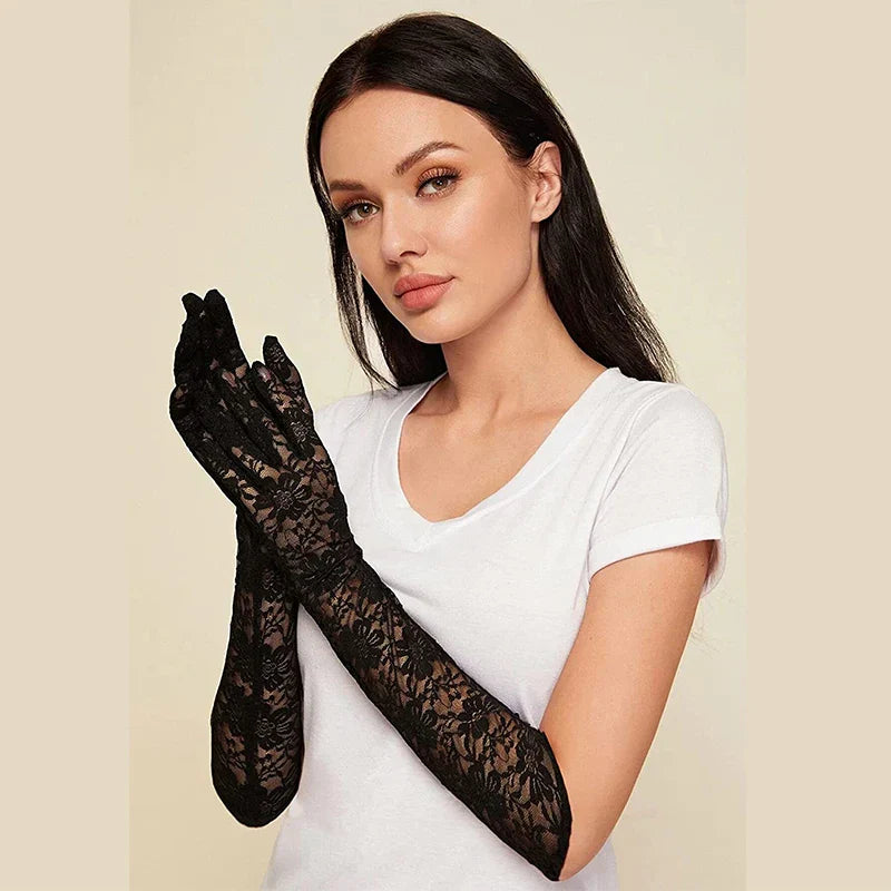 Gants Gothiques Femme - Black Lady