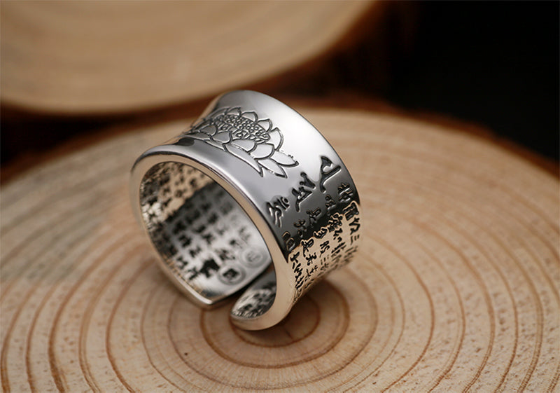 Grosse Bague Argent Homme - Asian Pilgrim