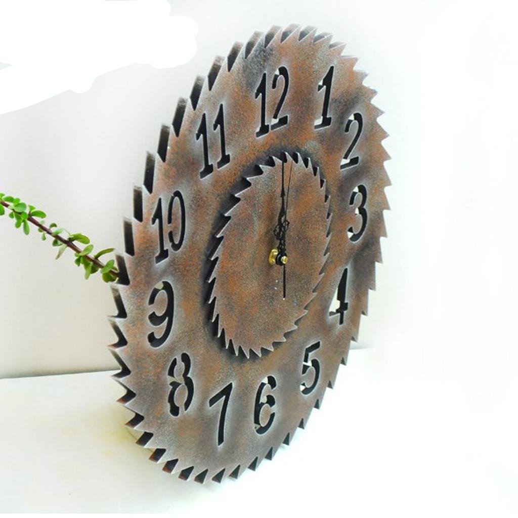 Horloge Steampunk - Lame de Scie