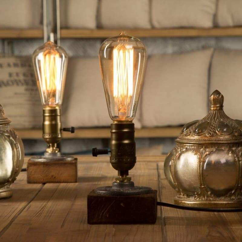 Lampe Steampunk - Bureau d' Antan-Passion Steampunk