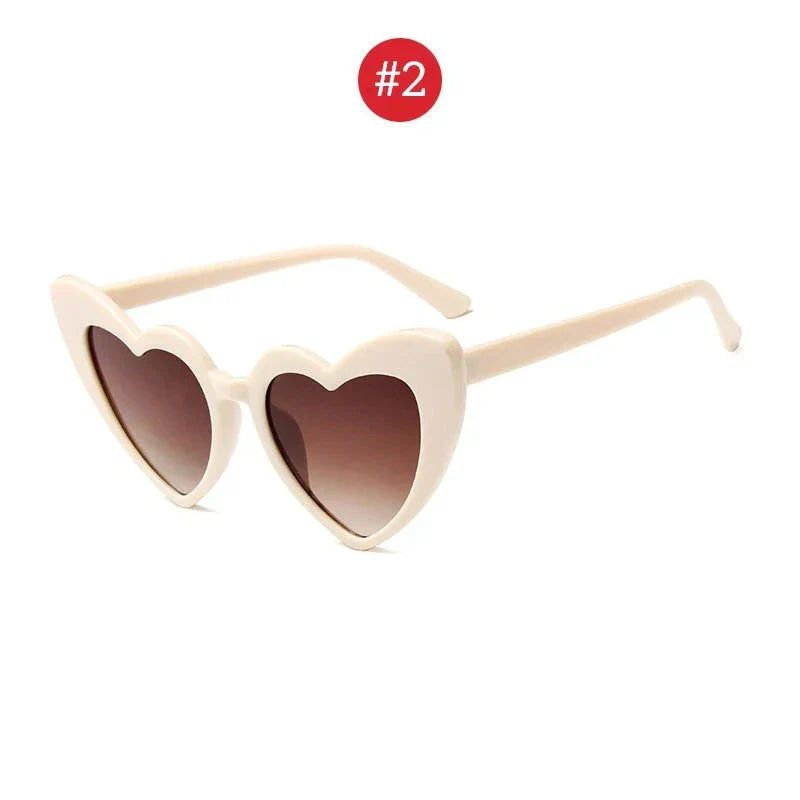 Lunettes de Soleil en Forme de Coeur - Heartness