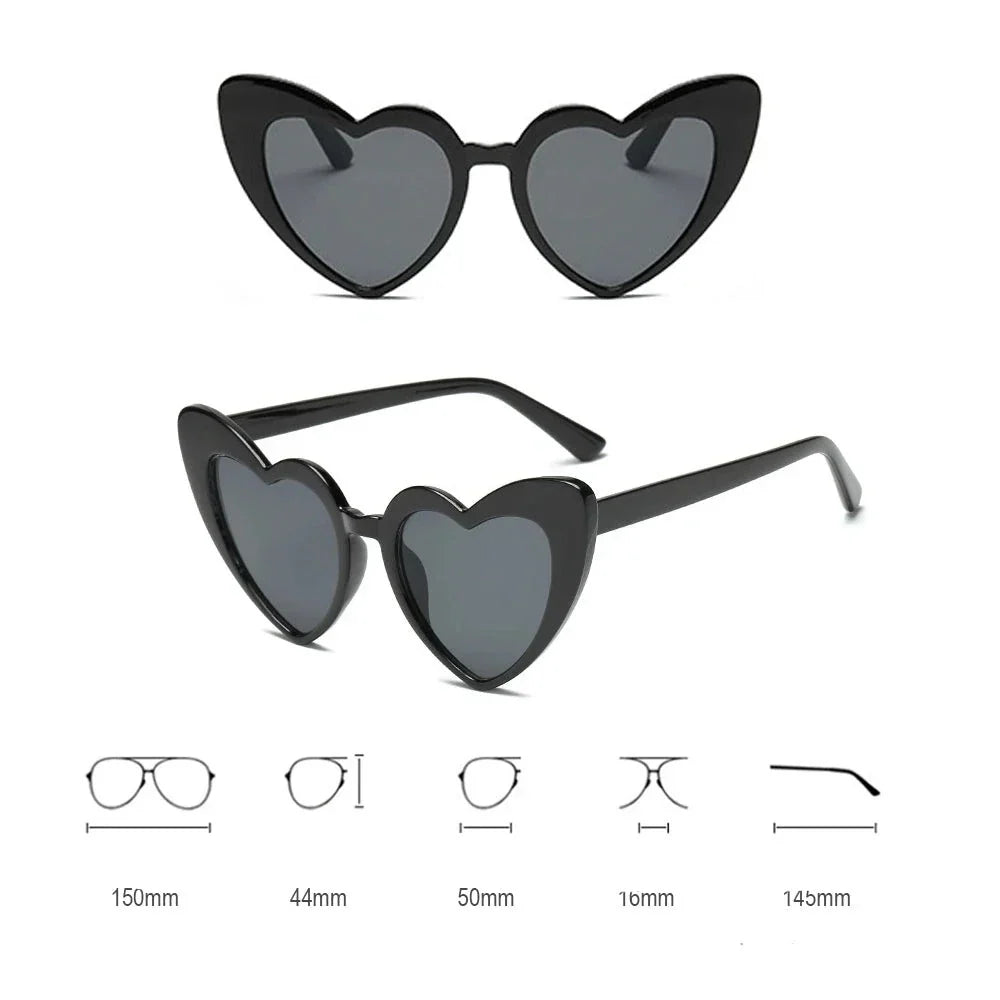 Lunettes de Soleil en Forme de Coeur - Heartness