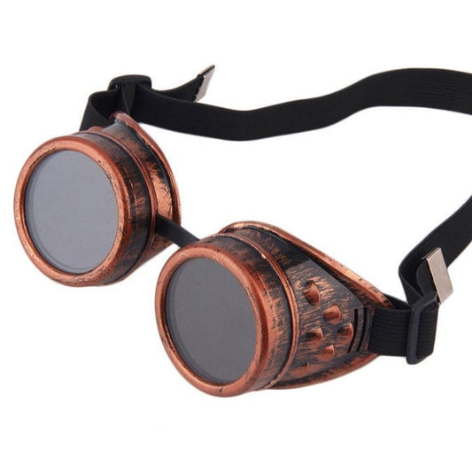 Lunettes de Soleil Rondes - Style Steampunk