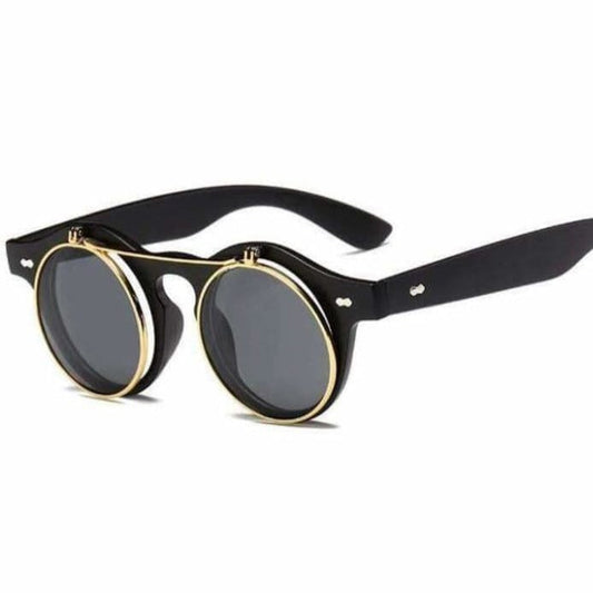 Lunettes de Soleil Rondes Vintage - Oscar Wilde-Passion Steampunk