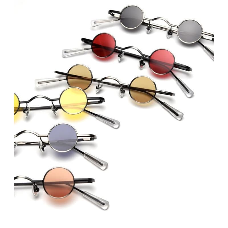 Petites Lunettes de Soleil Rondes - Style Victorien