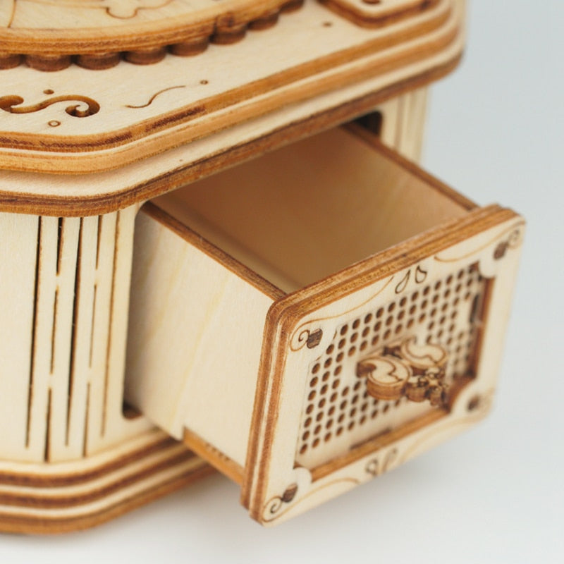 Maquette Gramophone en Bois DIY-Passion Steampunk