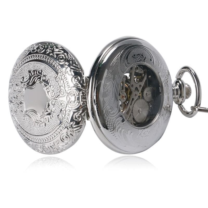 Montre a Gousset Argent - Dandy Steampunk