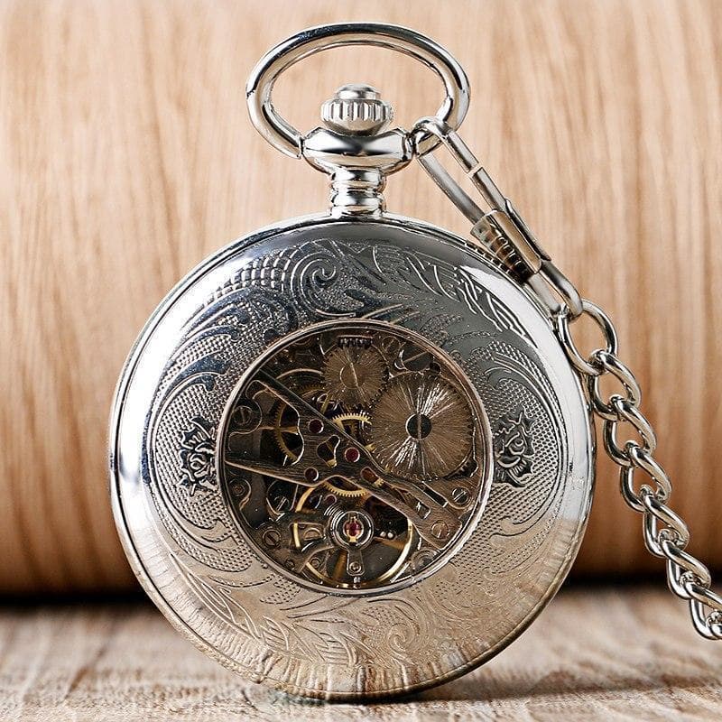 Montre a Gousset Argent - Dandy Steampunk