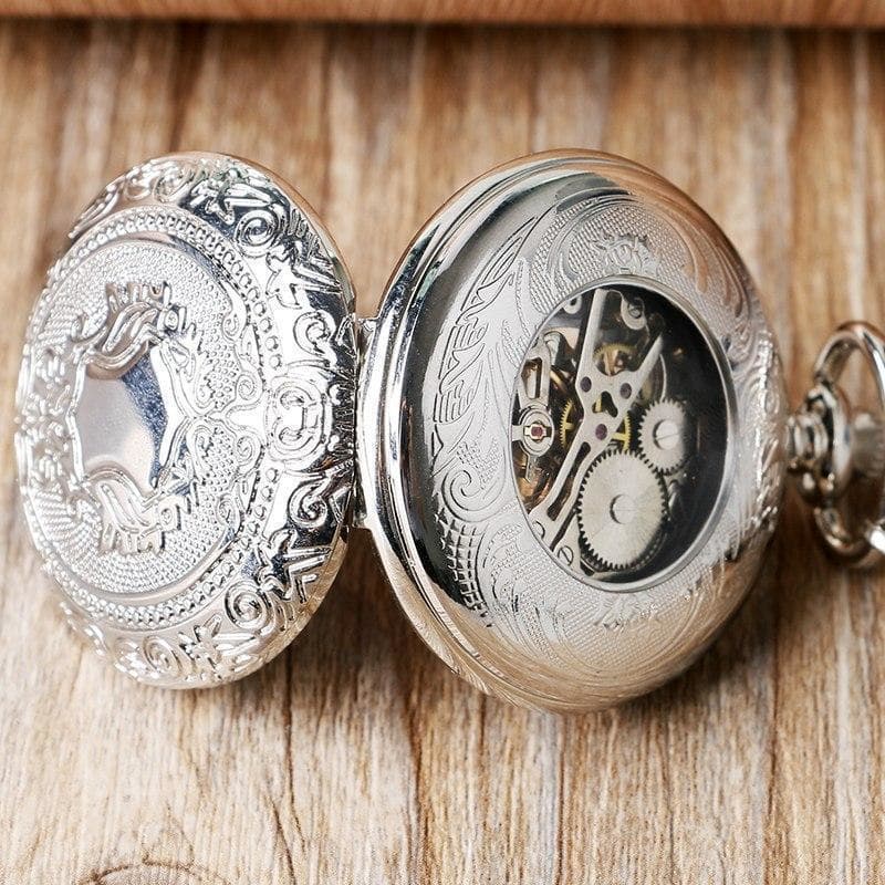 Montre a Gousset Argent - Dandy Steampunk