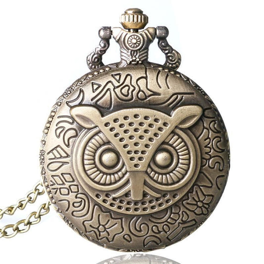 Montre Gousset - Hibou Steampunk