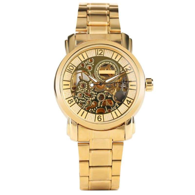 Montre Homme Squelette - Golden Boy