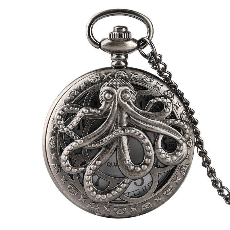 Montre Kraken a Gousset Steampunk