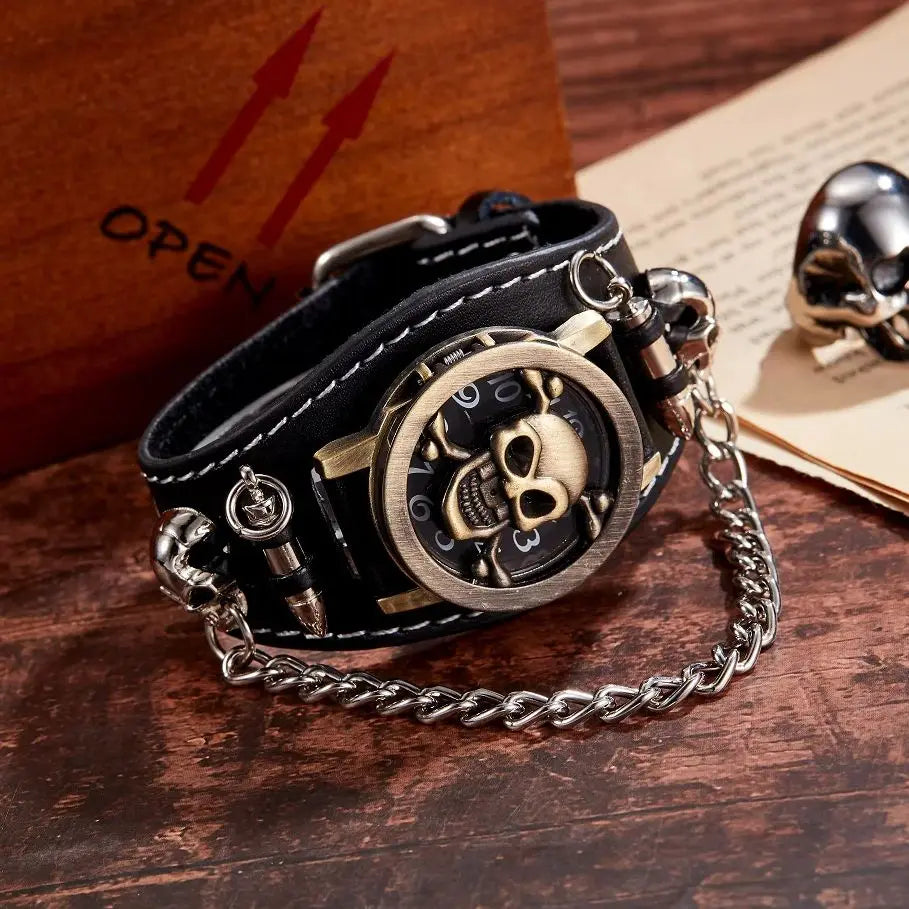 Montre Skull - Pirate Steampunk