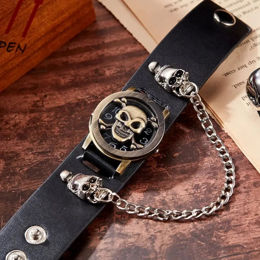 Montre Skull - Pirate Steampunk