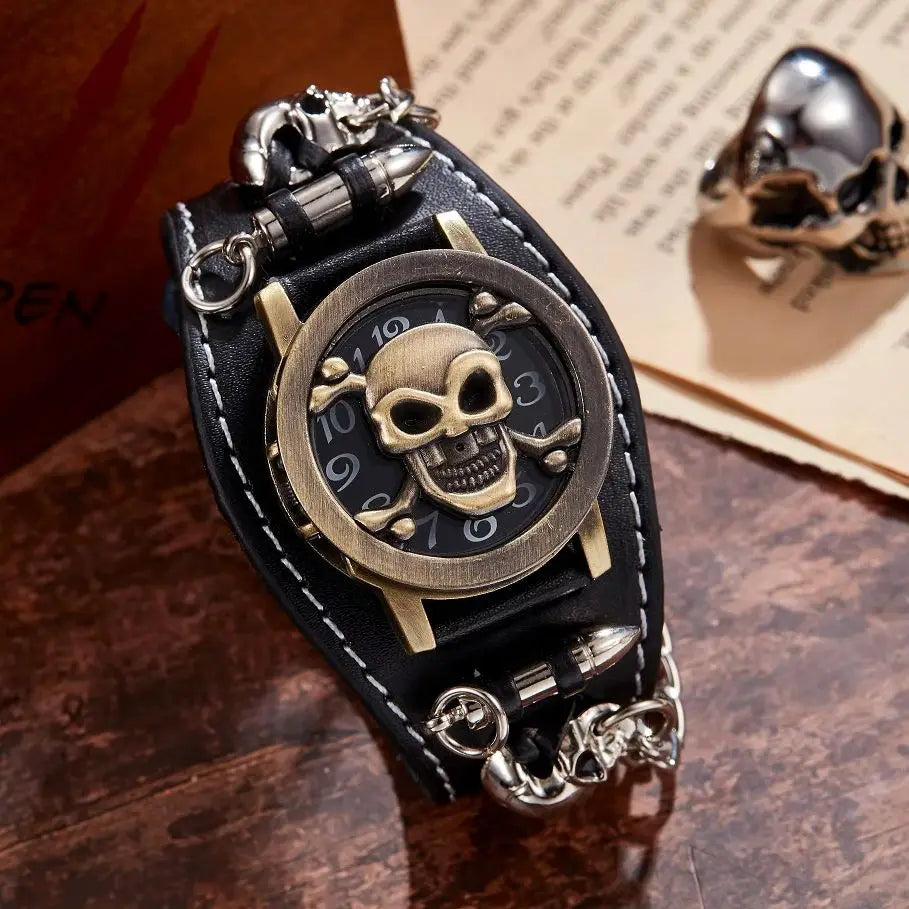 Montre Skull - Pirate Steampunk