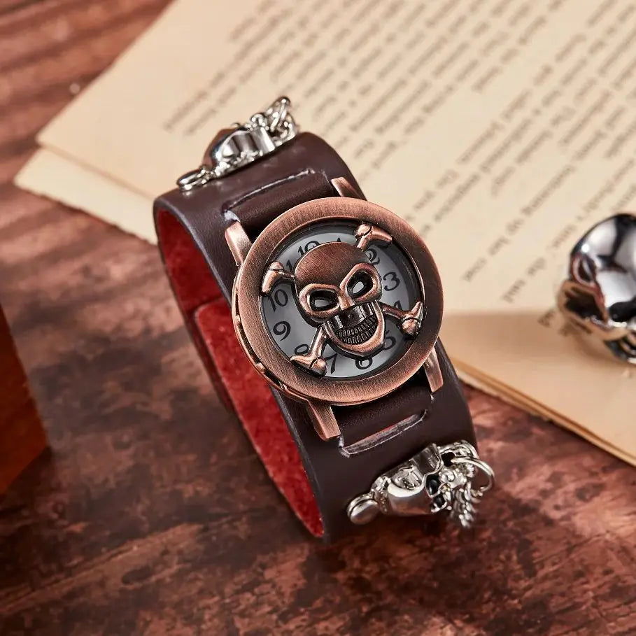 Montre Skull - Pirate Steampunk