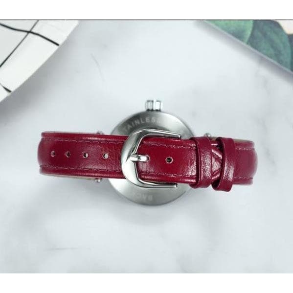 Montre Automatique Squelette Femme - Rouge