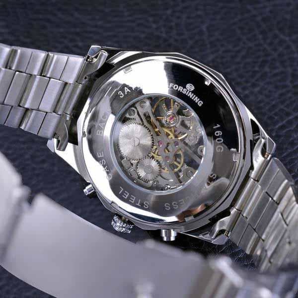 Montre Squelette - Style Inox