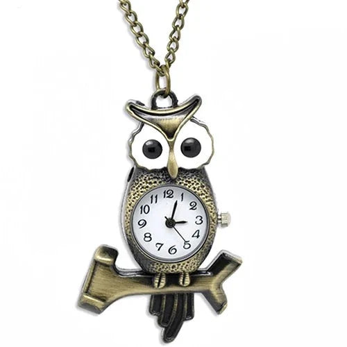 Montres Collier - Petit Hibou-Passion Steampunk
