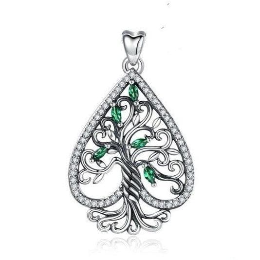 Pendentif Steampunk - Arbre d'Argent