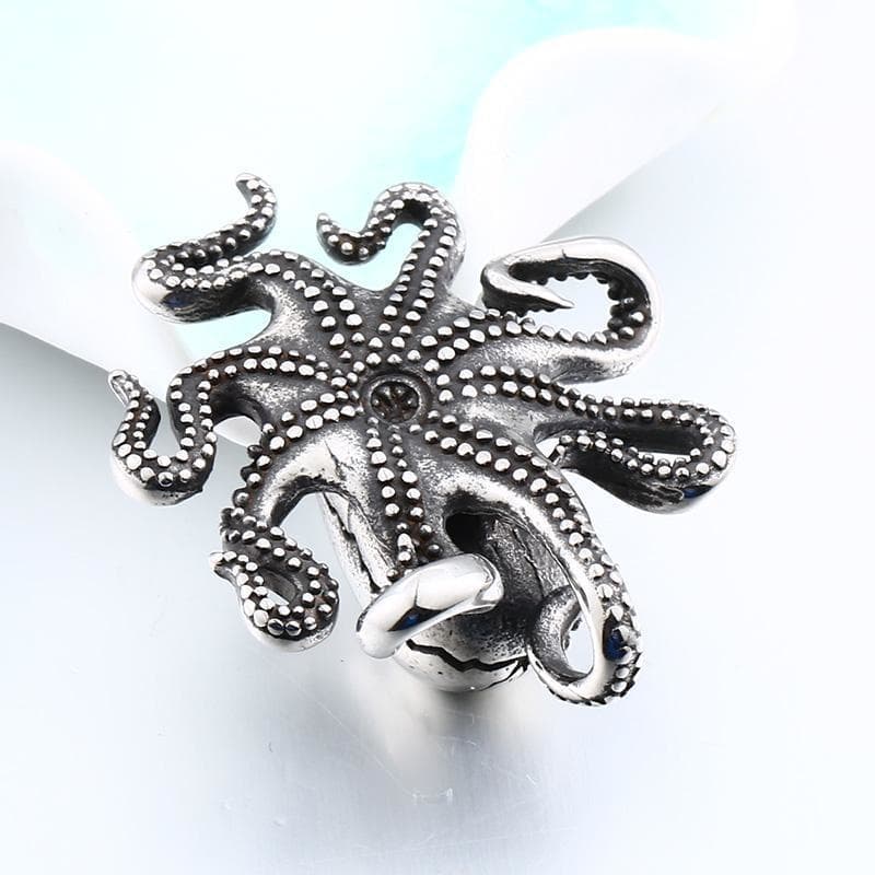 Pendentif Steampunk – Poulpe Mécanique-Passion Steampunk