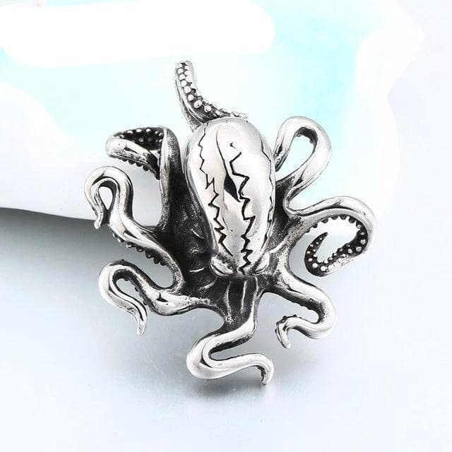 Pendentif Steampunk – Poulpe Mécanique-Passion Steampunk