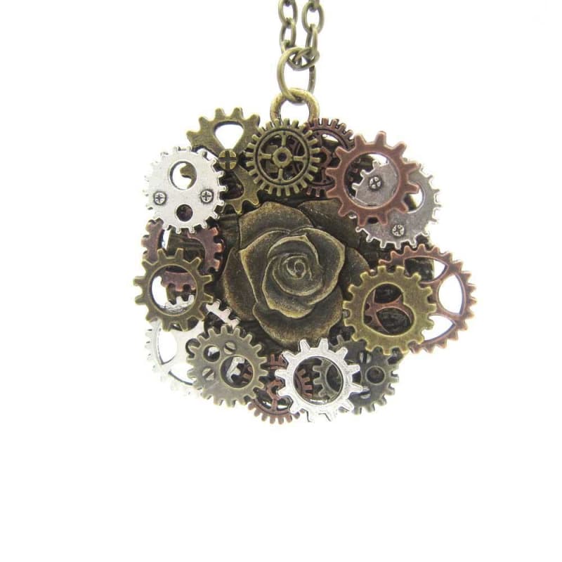 Pendentif Steampunk - Rose des Vents