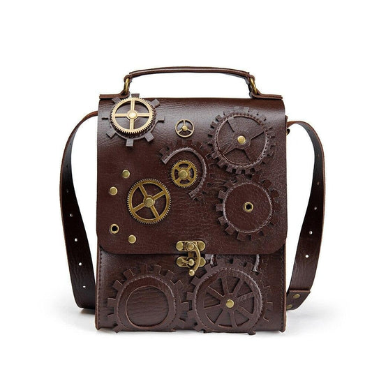 Sac Cuir Vintage - Rétro Futur-Passion Steampunk